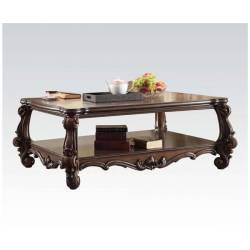 Versailles Traditional Cherry Oak Wood Coffee Table